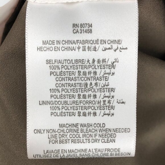 BCBGMaxAzria Runway Fall  2010 Handkerchief Strapless Light Fati Dress size 0 - Picture 12 of 16